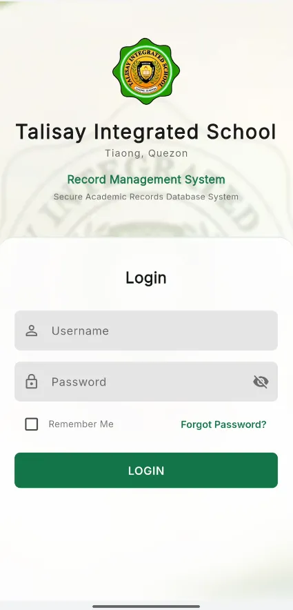 Android Sign In Screen