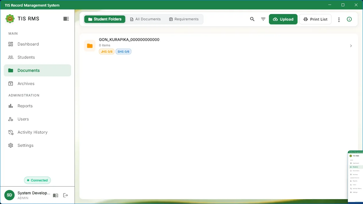 Windows Documents Explorer